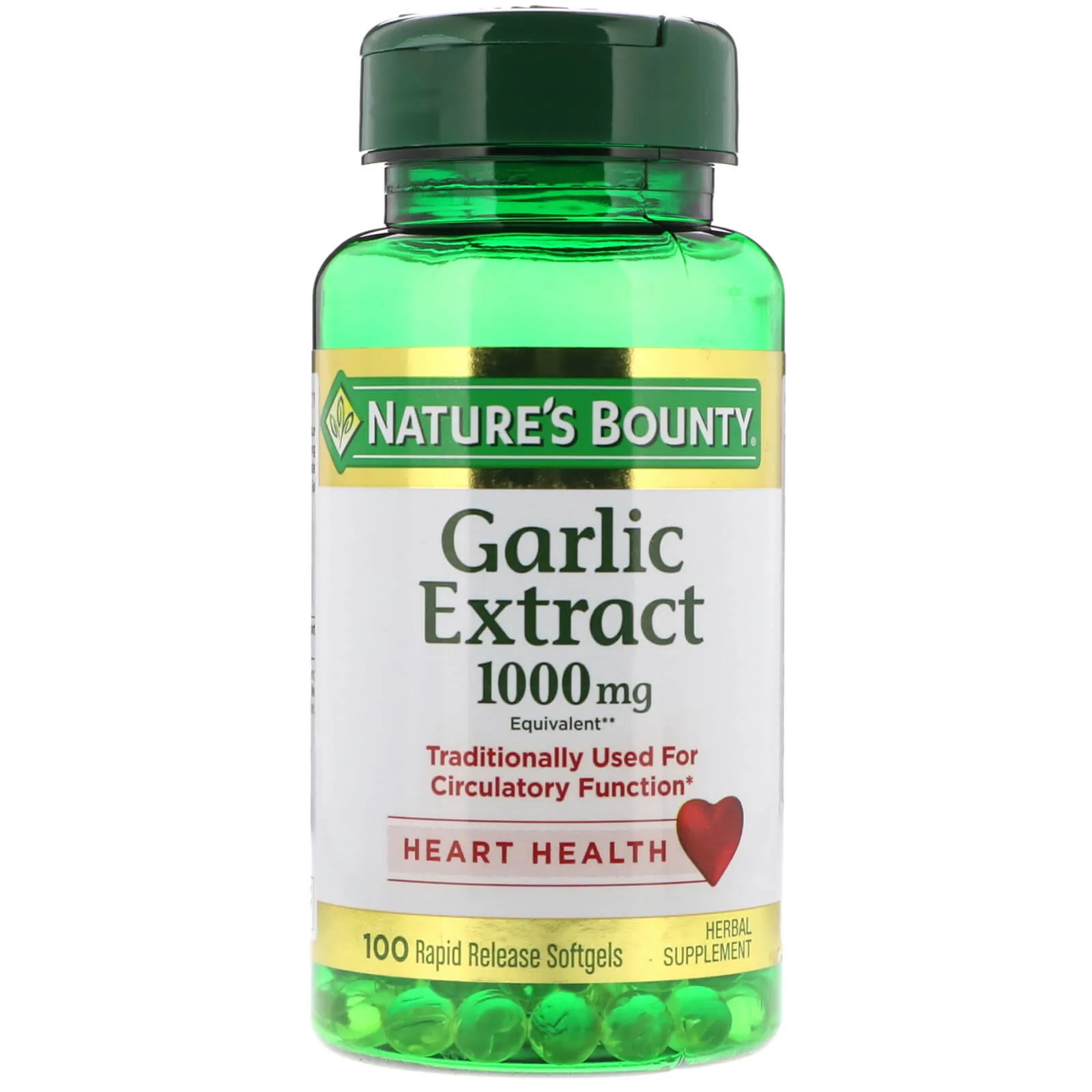 Garlic Extract Tablets (Natural Heart Support)